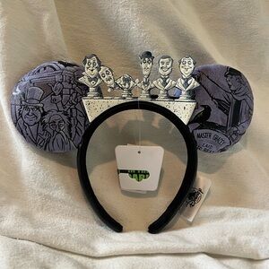 The Haunted Mansion disney ears glow grim grinning ghosts Mickey ears headband
